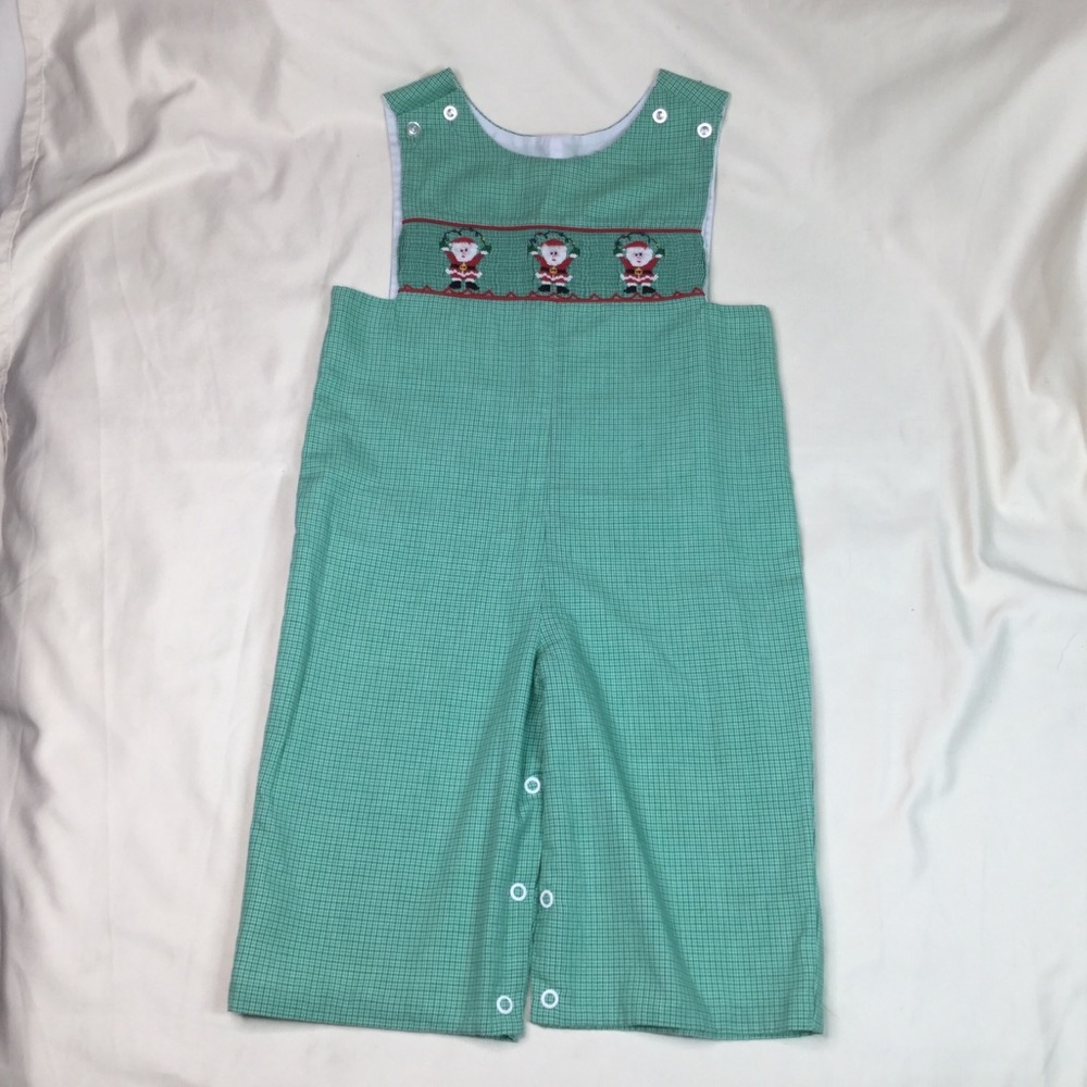 Castles & Crowns Santa Smocked Longall 18/24M